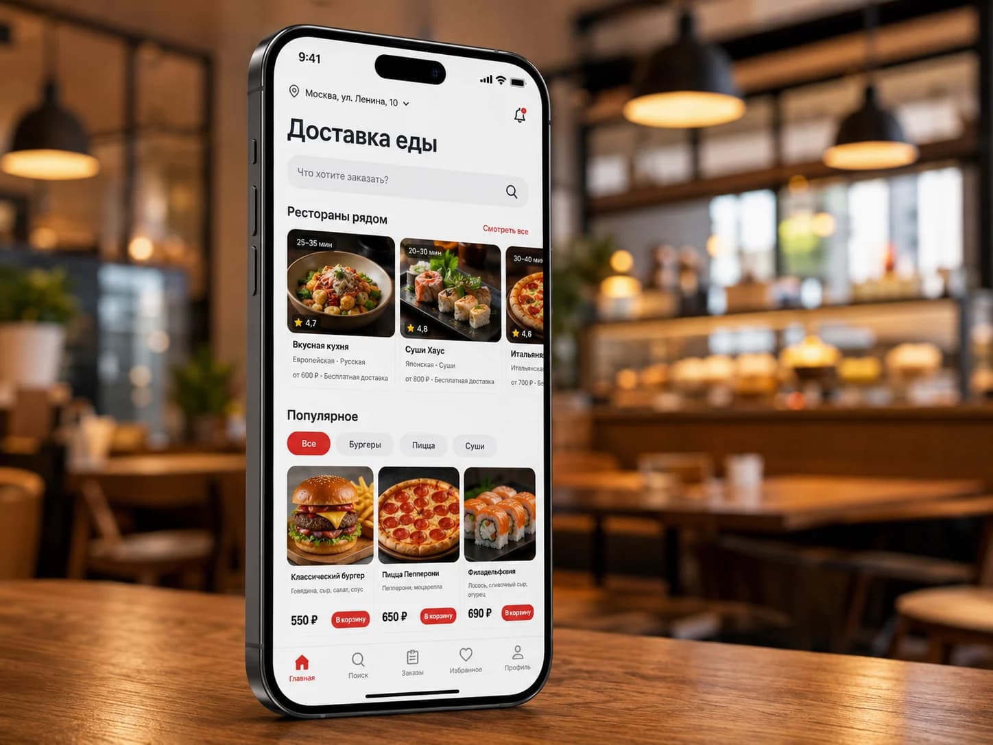 Приложение доставки продуктов за 47 дней